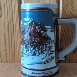 Anheuser-Busch Winter Scene Stein